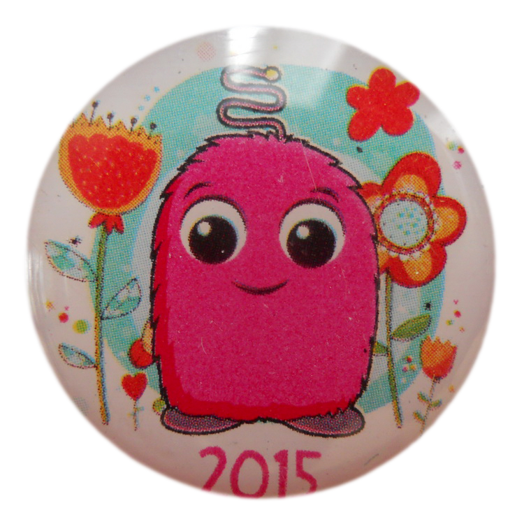 Fotografia do Pin da Campanha Pirilampo Mágico do ano 2015