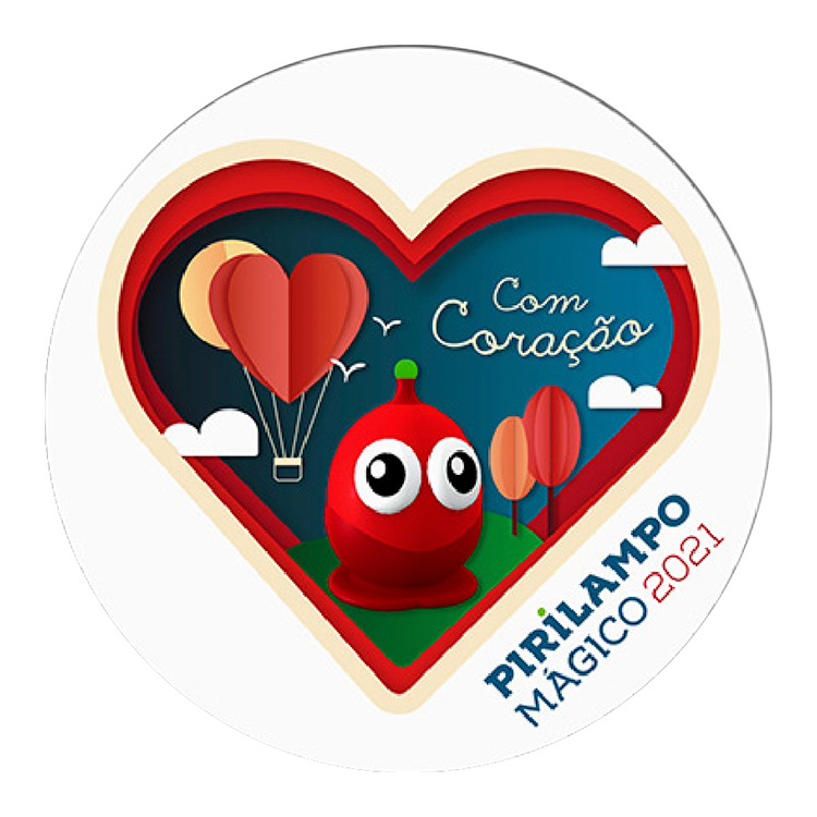 Fotografia do Pin da Campanha Pirilampo Mágico do ano 2021